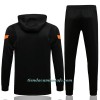 Chaqueta De Entrenamiento Con Capucha Chelsea Black Orange Version 2022-23 - Hombre